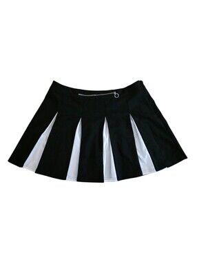 Forest Ink Pleated Mini Skirt- XL